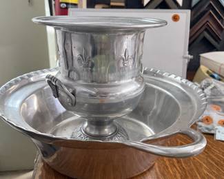 Pewter servingware