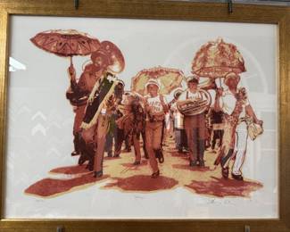 "Olympia" by Lorenzo Bergen, Framed, Signed and numbered