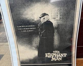 Elephant man movie poster (original, rare)