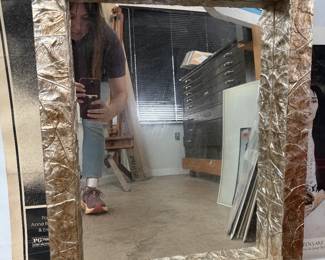 Modern framed mirror