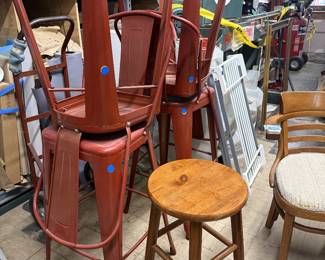 Counter stools, chairs