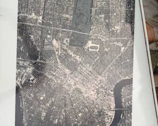Mississippi River/City of New Orleans vintage photography, unframed