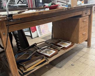 Vintage drafting desk
