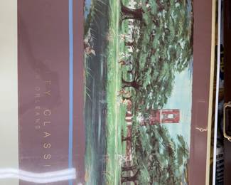 Vintage 1992 crescent city classic poster, unframed