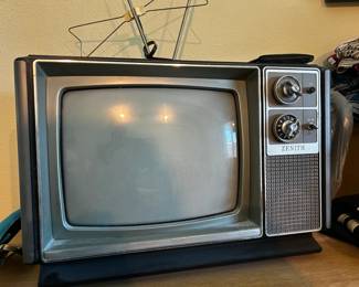 Rare vintage Zenith Portable TV
