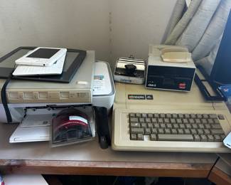 Vintage Apple keyboard & floppy disk drive