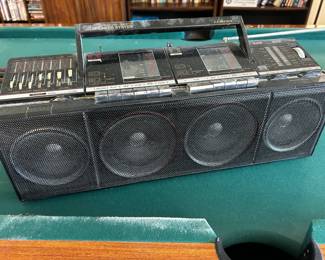 Lloyd's Boombox Stereo dual cassette Speaker system