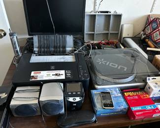 Cannon printer & ION USB turntable vinyl Premium Digital LP Conversion System