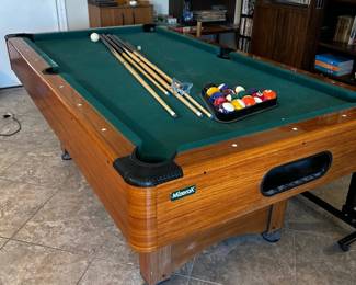 Mizerak Dynasty space saver pool table