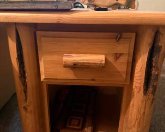 Oak side table