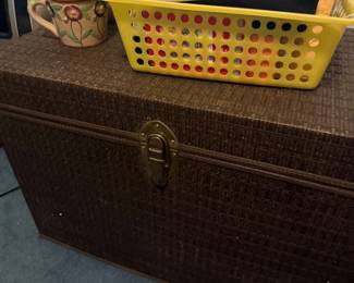 Rattan chest