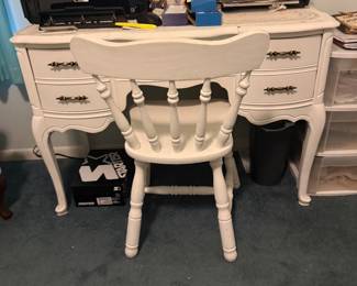 White desk