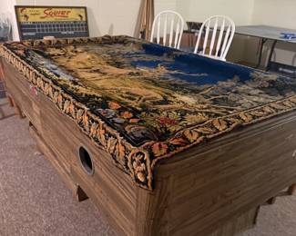 1960’s Slate Pool Table from White Kitchen