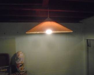 MCM swag lamp