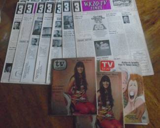 Vintage WKZO TV Magazines