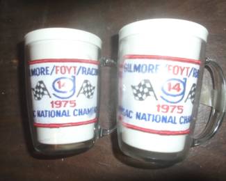 Gilmore /Foyt mugs 1975