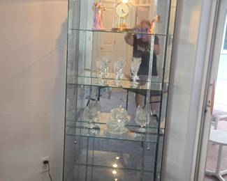 Beautiful all glass curio cabinet