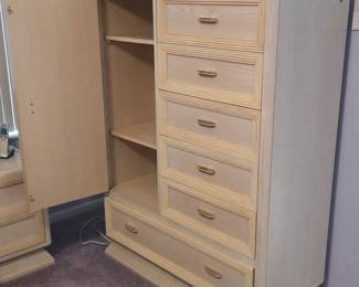 And Upright dresser with cabinet