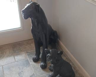 More ceramic cats