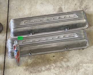 VINTAGE CHEVROLET CORVETTE VALVE COVERS