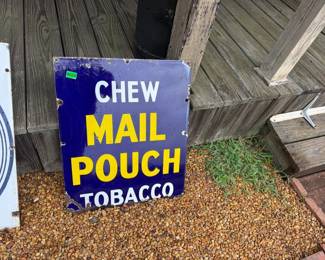 CHEW MAIL POUCH TOBACCO SIGN