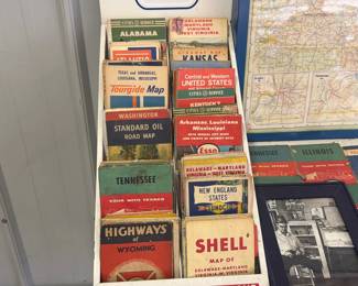 VINTAGE ROAD MAPS / INFORMATION CENTER