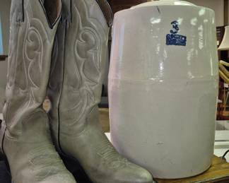 Ruckels 3 gal. churn w/ lid
