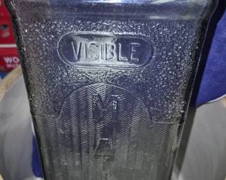 Vintage "Visible Mail" glass porch mailbox