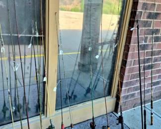 Fishing rods and reels