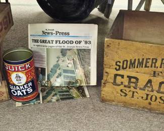 "Sommer Richardson Fine Crackers St. Joseph,  Mo" antique box. Thank you again for attending our sales and your support, we do appreciate it!! Randy and Donna Klein and The Pen and Pencil Team 
