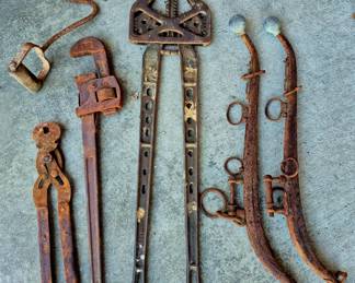 Modern and rustic tools