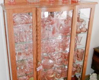 OAK CHINA CABINET