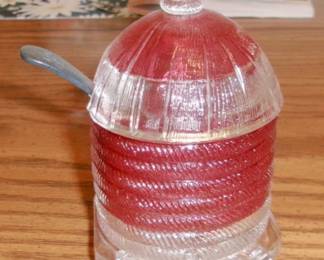 L.C.SMITH BEEHIVE HONEY JARLC SMITH BEHIVE HONEY JAR