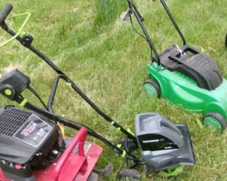 ELEC ROTOTILLER LAWNMOWER