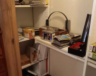 office supplies, cds