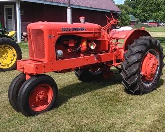 vintage 1940's Allis Chalmers WD tractor, running and working!