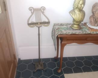 solid brass music stand
