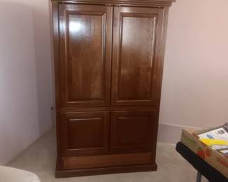 Cherry entertainment cabinet