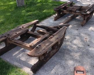 Antique double sleigh  base