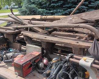 antique sleigh 2 part base