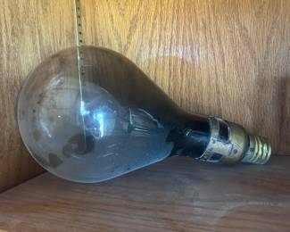 an Antique Light Bulb