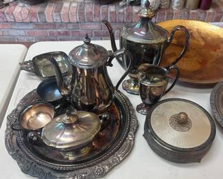 k Silverplate Tea Set