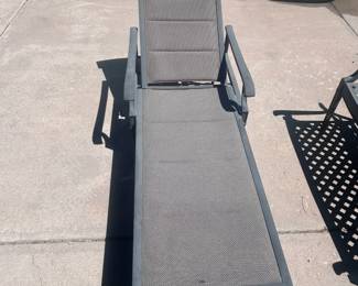 f Outdoor Metal Lounge Chair