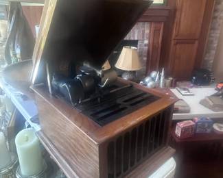 an Edison Cylinder Phonograph