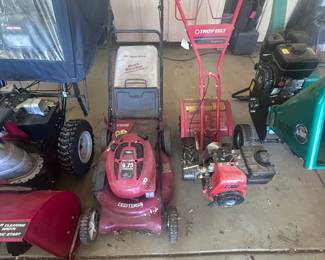 g Lawn Mower and Rototiller