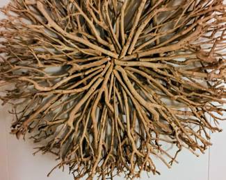Wood wall piece