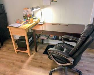 Side table next to desk