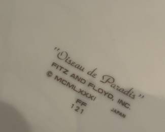 Fitz and Floyd Mcm style plates 