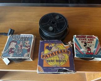 Vintage reels Betty boop Mickey Mouse film