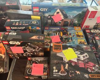 Legos prices are firm per homeowners request. We are disclosing the prices on those to prevent  misleading buyers into thinking they are priced at a resellers ideal price point. 
